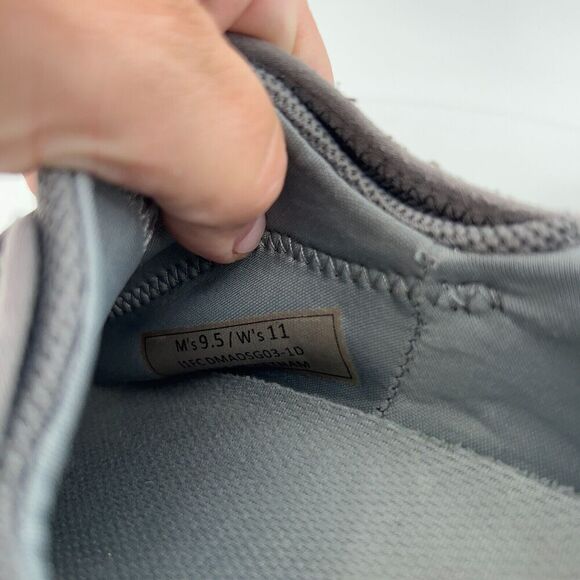 Kizik Men's Madrid Sneaker Casual Shoe Size 9.5 Gray Eco Knit Hands Free Slip On - Picture 9 of 11